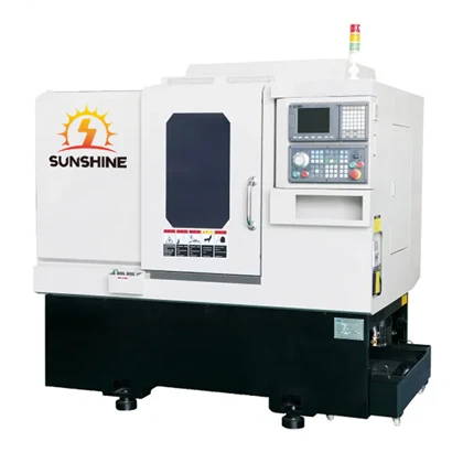 Torno CNC de bancada inclinada para corte-de alta resistencia