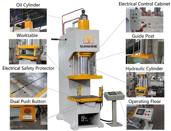 PLC Control Simple Structure Easy To Operation High Speed Single Column Hydraulic Press PLC Control Simple Structure Easy To Operation High Speed Single Column Hydraulic Press
